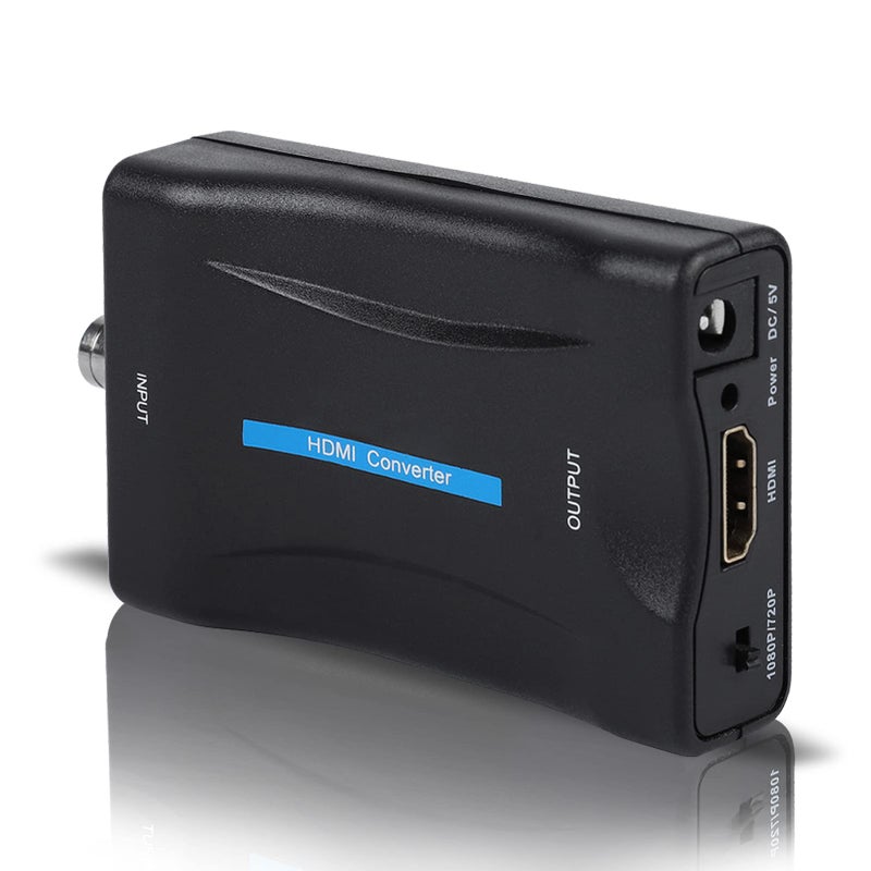 Ciglow BNC to Converter, 1080P/720P HD Display BNC Female to Video Converter Adapter Box for Security Camera CCTV Moniter - Image 1